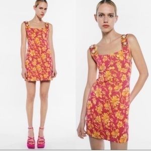 ZARA Jewel Jacquard Dress